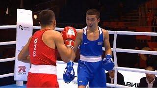 Quarterfinals (57kg) MIRZAKHALILOV Mirazizbek (UZB) vs YERALIYEV Kairat (KAZ) /AIBA World 2019