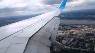 Посадка в Перми Boeing 737-800 Победа