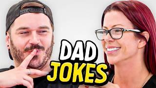 Dad Jokes | Don't laugh Challenge | Matt vs Alexis | Raise Your Spirits