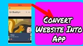 Convert website into app for free using sketchware!