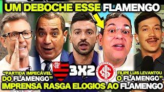 IMPRENSA ESPORTIVA de TODO BRASIL RASGA ELOGIOS ao FLAMENGO! "É UM DEBOCHE ESSE FLAMENGO do F.LUIS"