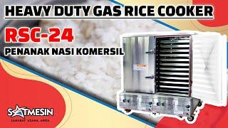 Heavy Duty Gas Rice Cooker RSC-24 - Penanak Nasi Komersil