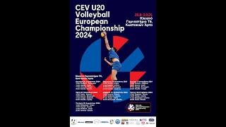 Eurovolley U20M - Day 7: Czechia - Israel