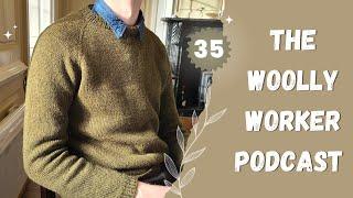 The Woolly Worker Knitting Podcast Ep35 - finished advent, Hanstholm sweater, fluffy yarns