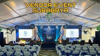 VENDOR EVENT SURABAYA | SEWA BACKDROP | LED SCREEN | SOUND SYSTEM | LIGHTING SYSTEM | TENDA RODER