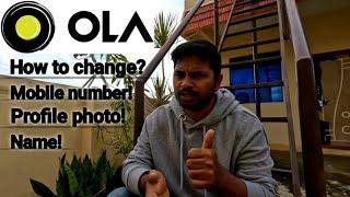 How to change mobile number, name, profil photo in Ola || Ola bike taxi || Tirupati || Shafi Styles