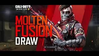 Molten fusion draw | new guns and character | cod mobile