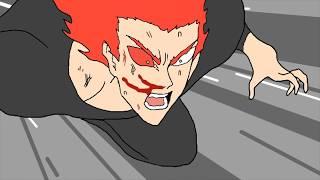 One punch man "Garou vs royal ripper and bug god " fan animation