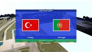 Turkey vs Portugal | UEFA Euro 2024 | Group F | BVB Stadion Dortmund | PES 2021