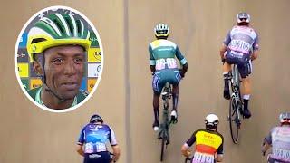 How did Biniam Girmay Beat Jasper Philipsen from Here? Tour de France 2024 Stage 8