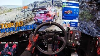 Insane Rally Argentina Run in WRC Generations | Fanatec | Triple 55" Display Setup