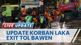 Terkini kecelakaan exit tol Bawen Semarang 3 meninggal 9 luka ringan