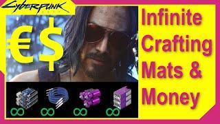 (PATCHED) Cyberpunk 2077 - How to get unlimited Materials and Money - Broken Free Crafting Blueprint