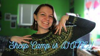 Sheep Camp is DONE!!! (Knitting Update 12/8/2023)