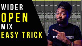 How To Get The Mix Wider And More Open