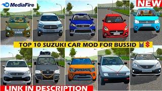 Top 10 Maruti Suzuki Cars Mods For Bus Simulator Indonesia | Lastest Car Mod For Bussid | Bussid Mod