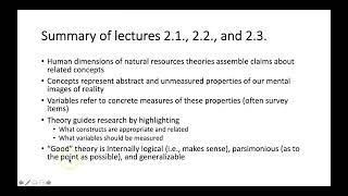 ESPM: Social theory: Summary of remote lectures