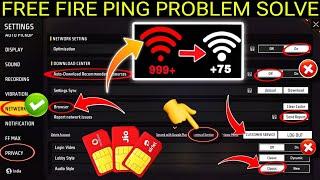 FREE FIRE NETWORK ISSUE SOLVE/FREE FIRE PING PROBLEM SOLVE/FF NORMAL PING NOT WORKING PGGAMERPIJUSH