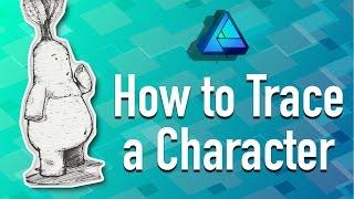 How to Trace a Character in Affinity Designer