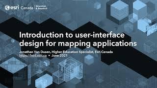 Introduction to User-Interface Design for Mapping Applications