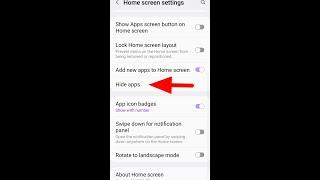 Samsung Galaxy M21 apps Hide#