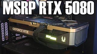 MSRP Performance RTX 5080 Zotac Solid Founders Edition Review