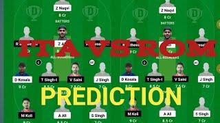 ITA VS ROM DREAM 11 PREDICTION 2023 ITA VS ROM DREAM 11 ITA VS ROM ITA VS ROM DREAM 11 PREDICTION