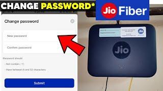 How To Change Jio Fiber Wifi Password in My Jio App | How to reset jiofiber username and password