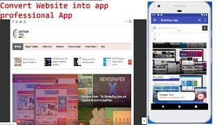 how to convert website into android app with Push Notification, AdMob | convert website into app