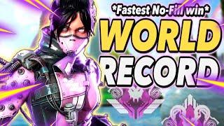 The FASTEST Solo No Fill Win! (Season 16 Apex World Record)