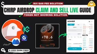 Kage $CHIRP Token Airdrop Claim Guide | SUI Gas Fee Solution | Withdrawal on MEXC, Gate.io, KuCoin