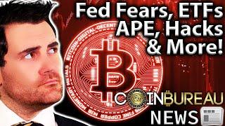 Crypto News: Market Fears, ETF Attempts, Hacks, APE, STEPN & More!!