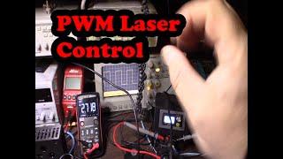 Using PWM Pulse Width Modulation to control a Laser Diode for engraver cutter TTL GRBL Arduino