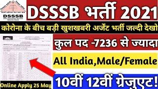 DSSSB Vacancy-2021 for PRT & TGT | Eligibility Criteria,Age, Exam Date & Pattern| 