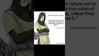 Orochimaru's ward... #shortfeed #anime #orochimaru #shorts #animeshorts #naruto #foryou