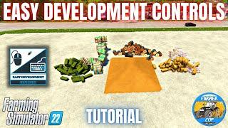 EASY DEVELOPMENT CONTROLS - Farming Simulator 22