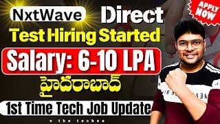 Permanent jobs | Package: 6-10LPA | Nxtwave Recruitment 2025 | Latest jobs in Telugu |  @VtheTechee