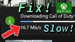 XBOX ONE HOW TO FIX SLOW DOWNLOAD TO FASTER SPEED!