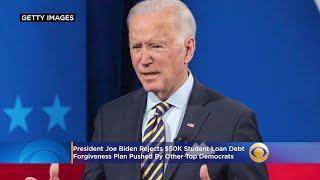 President Joe Biden Again Rejects $50,000 Student Loan Debt Forgiveness Plan Pushed By Other Top Dem