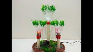 How To Make Non Stop Water Fountain With Plastic Bottle | Diy Crafts Idea.