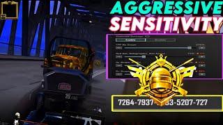 New Update 3.2Best Sensitivity code + Control Settings Pubg Mobile/Bgmi Sensitivity 2024