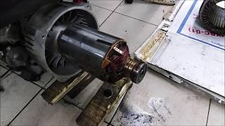 Легко и безопасно снимаем ротор с генератора, электростанции.  How to remove the generator rotor