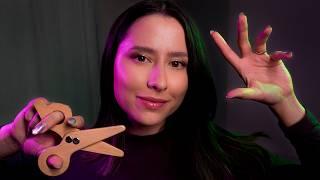 ASMR Plucking negative energies  hand movements, jellyfish, mouth sounds, whisper, inaudible +