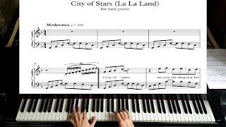 City of Stars - La La Land - Piano Tutorial plus Sheet
