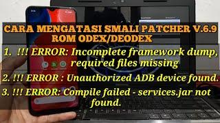 CARA MENGATASI SMALI PATCHER YANG ERROR | BIKIN MANUAL AMBIL FRAMEWORK NYA