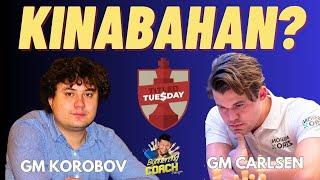NAGULAT AKO SA DECISION NI MAGNUS! Korobov vs Carlsen! Titled Tuesday