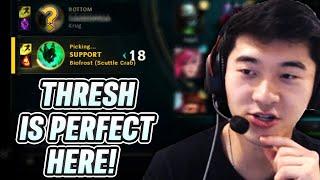 SHOWING WHY THRESH IS THE BEST PICK WITH THIS CHAMPION ON BOT LANE! | Biofrost