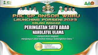 PAC GP Ansor Waru launching Porseni 2023 dalam rangka satu abad NU oleh mwcnu Waru