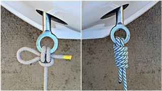 How to tie car towing knot tutorial - easy and fast!