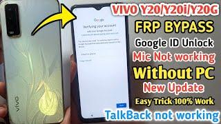 VIVO Y20 FRP BYPASS ANDROID 11,12 2024 | Vivo (V2043) Unlock Google Account Without Pc